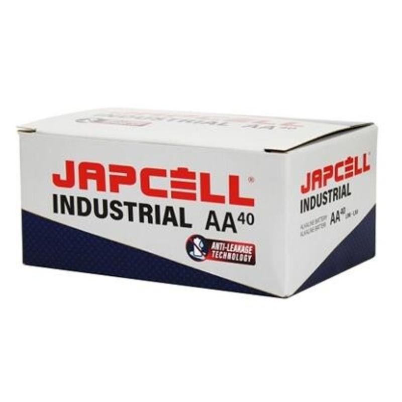 Japcell batteri Industriell anti-läckage AA, 40 st