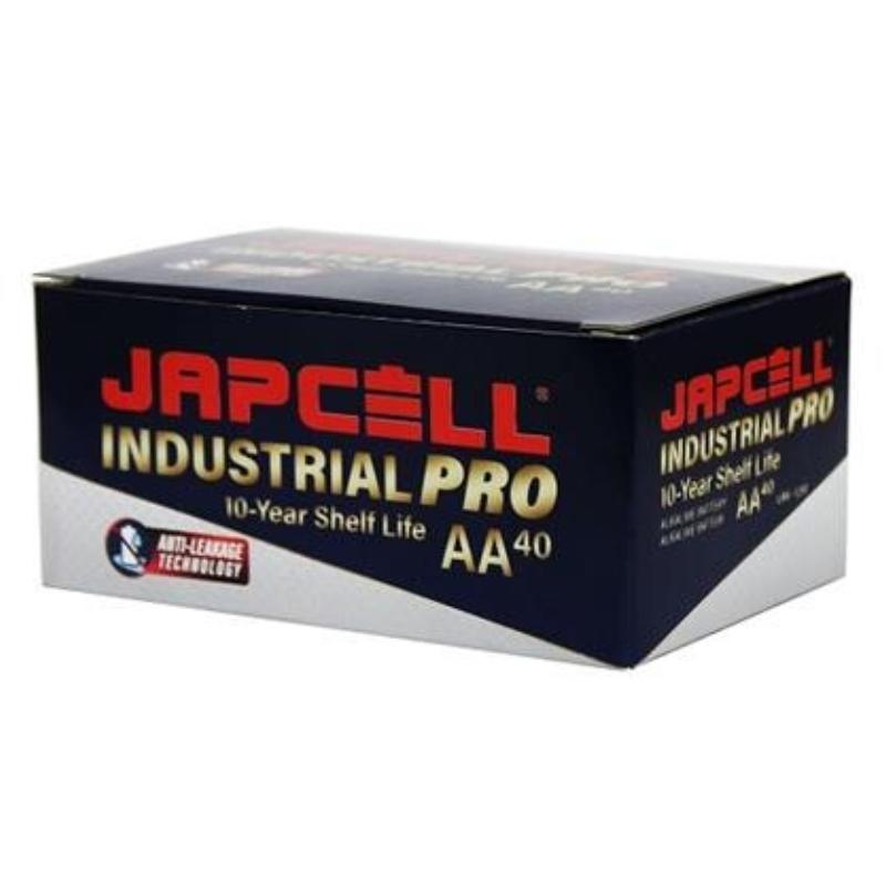 Japcell batteri Industrial PRO anti-läckage AA, 40 st