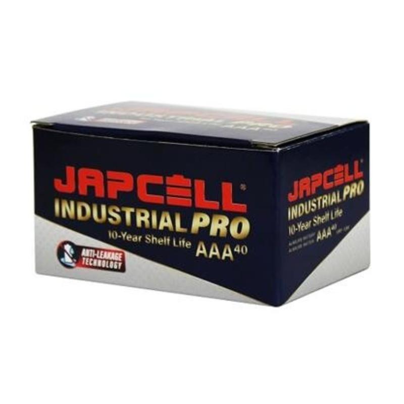 Japcell batteri Industrial PRO anti-läckage AAA, 40 st