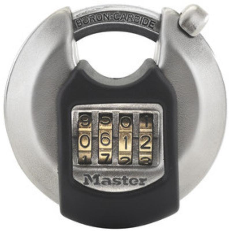 Masterlock hänglås, Diskus, med kod, M40EURDNM