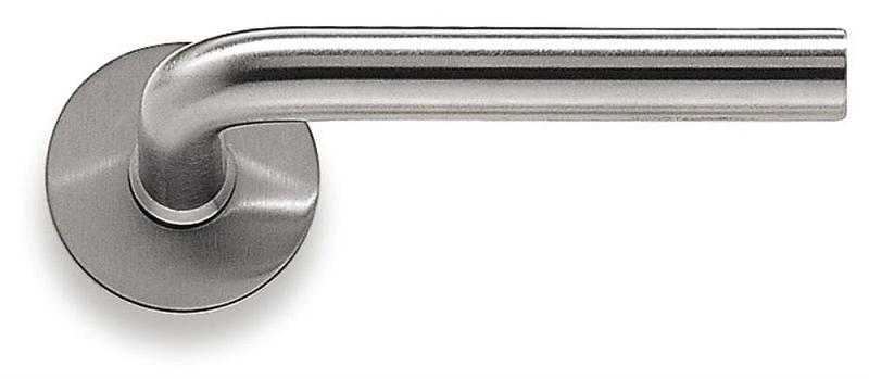 Randi dörrhandtag 101104E L-form 16mm/rosett solid (40mm)