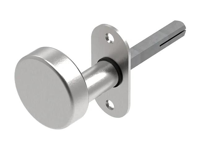 Randi Line 18 door knob attached, fixed without rosette 50mm, 708700AB