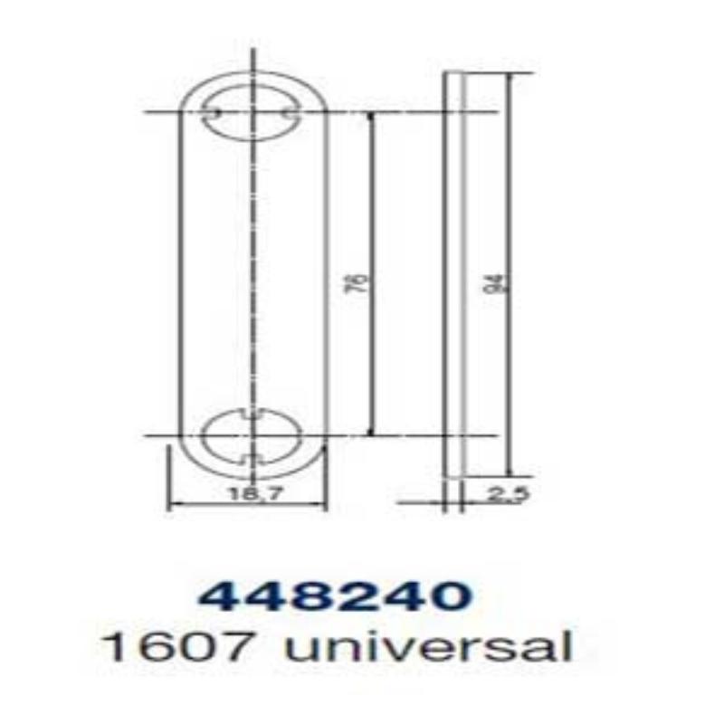 Ruko comb piece 448240 t/1607 universal