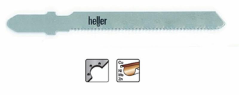 Heller jigsaw blade 50mm t/metal curve, pk a 5. T218A