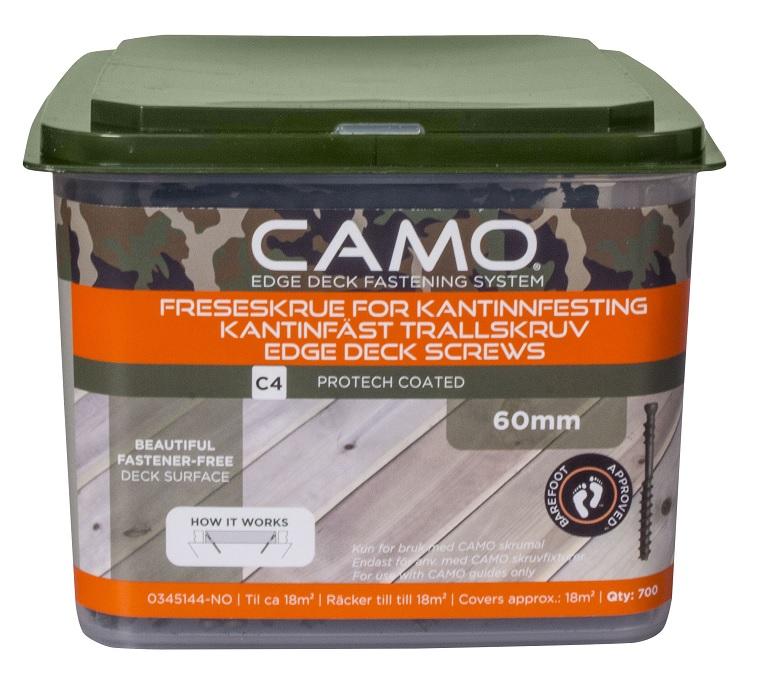 CAMO terrassskruvar 4,0x60mm C4, pk. på 700 st