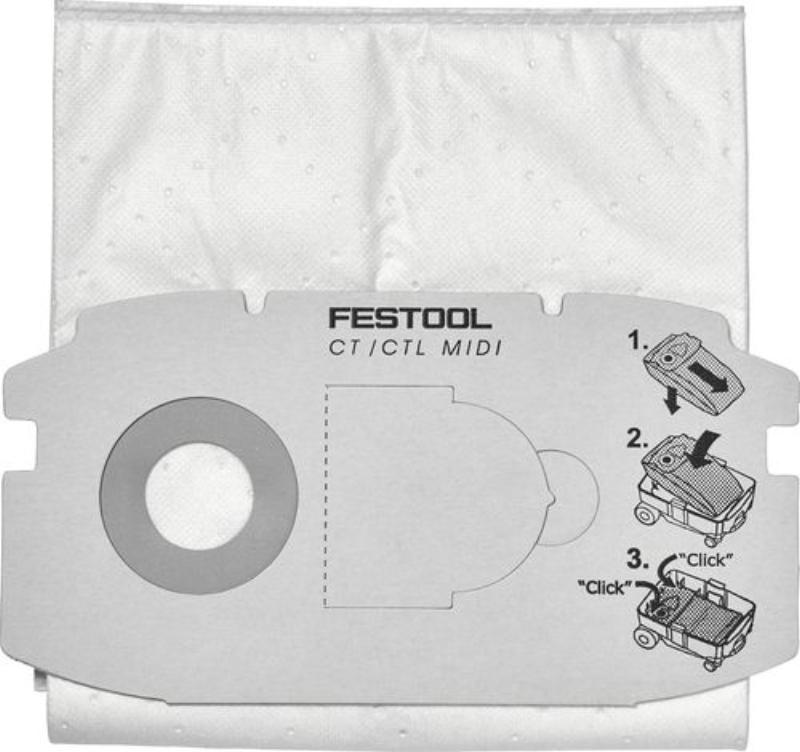 Festool Filterpåse SC-FIS-CT MIDI/5