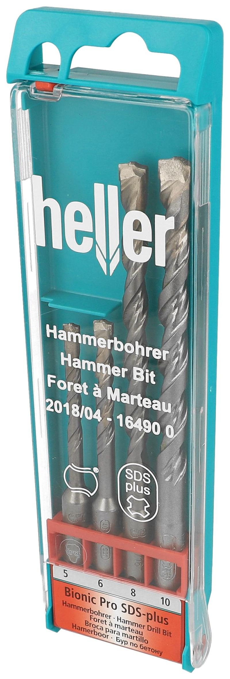 Heller Hammerbohrer SDS-Set 5-10 mm.