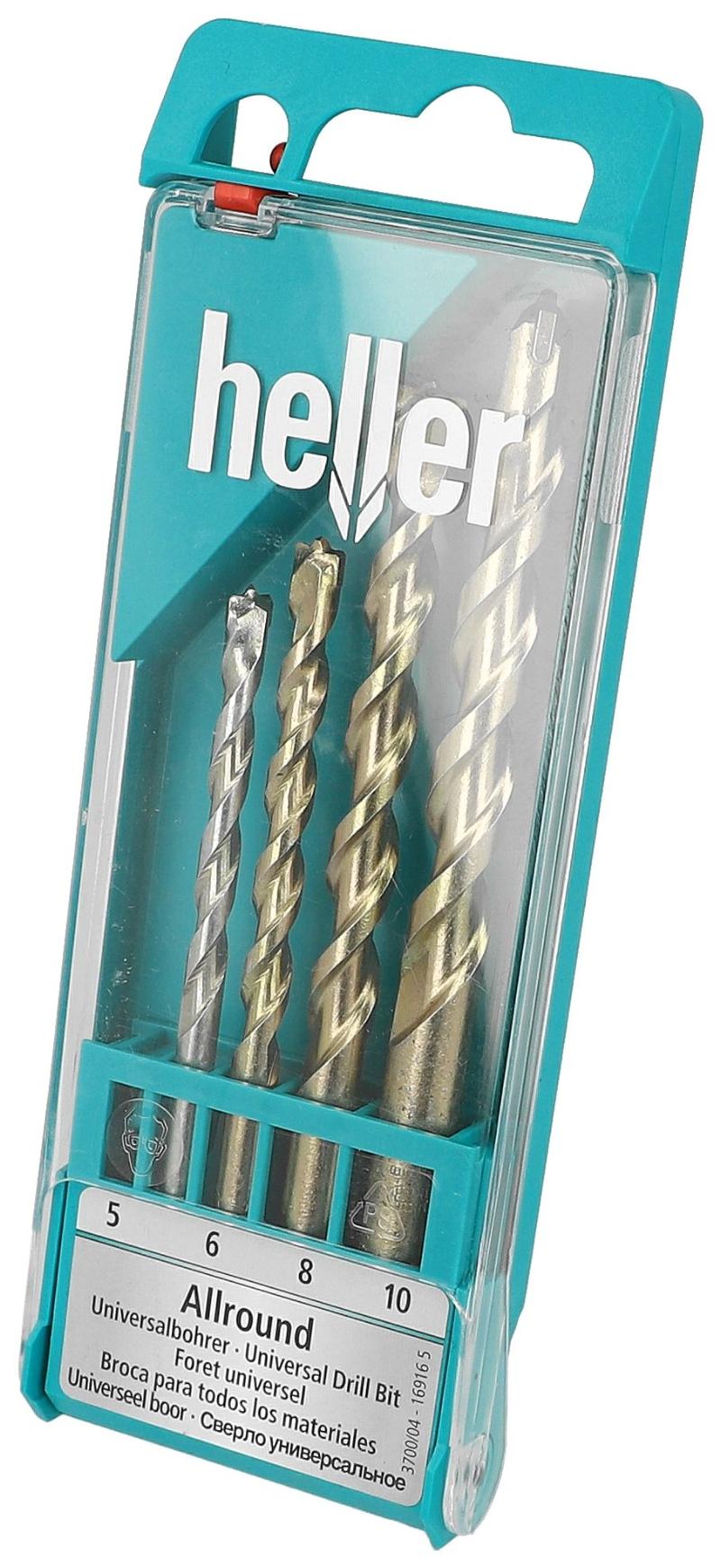 Heller Unibor sladdlös set 5,6,8,10mm