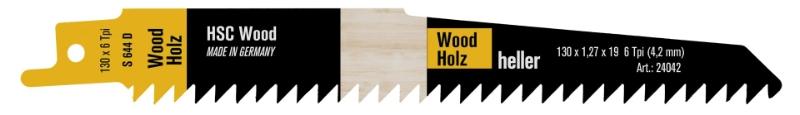 Heller Bajonettsägeblatt für Holz 4,2 x 150 mm