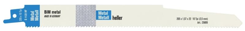Heller bajonettsågblad 205mm rivning. pk. a 5 st.