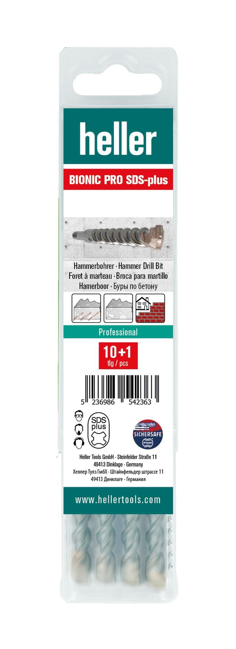 Heller Bohrhammer SDS – 11er Pack