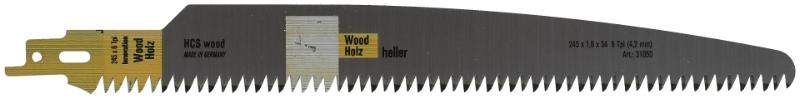 Heller bajonettsågklinga 245mm träplast, pk. a 2 st.,