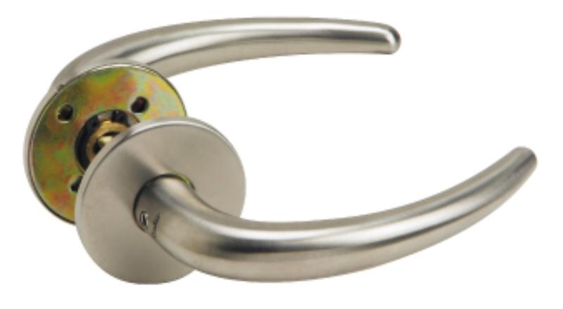 Ruko scanflex door handle Coupe Ø19 with clip rosette, CC30-38